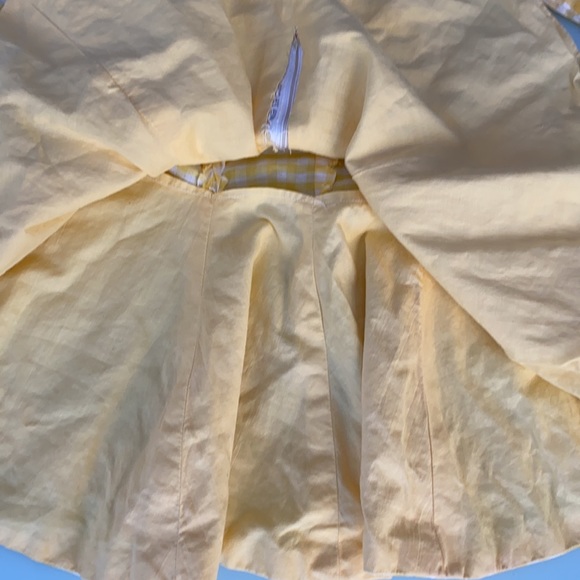 Vintage Yellow gingham skater dress size 8 - Picture 8 of 8